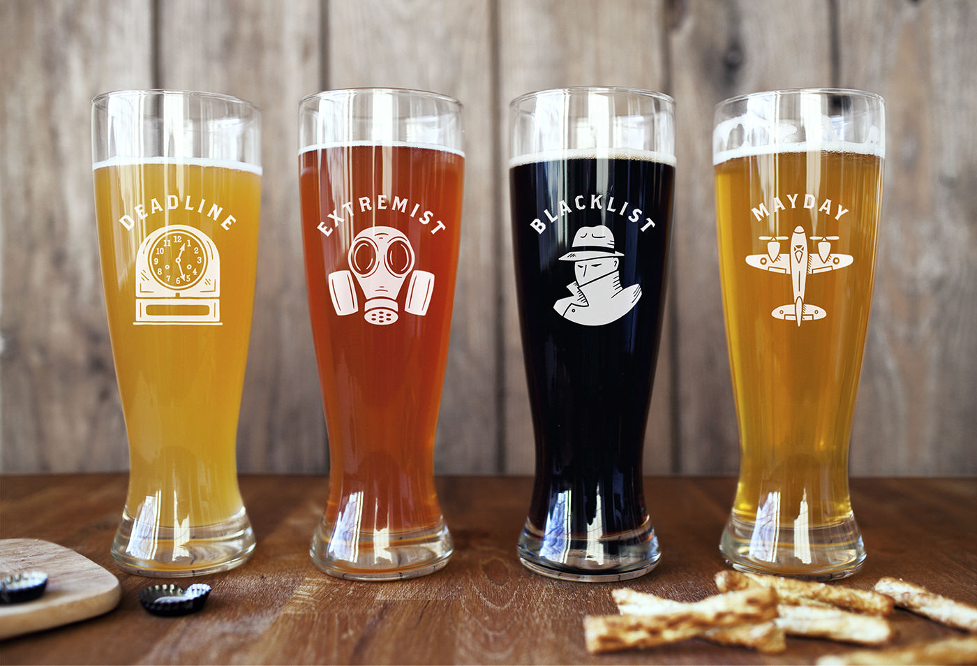 The brewery launched with 4 signatures beers and a unique icon was