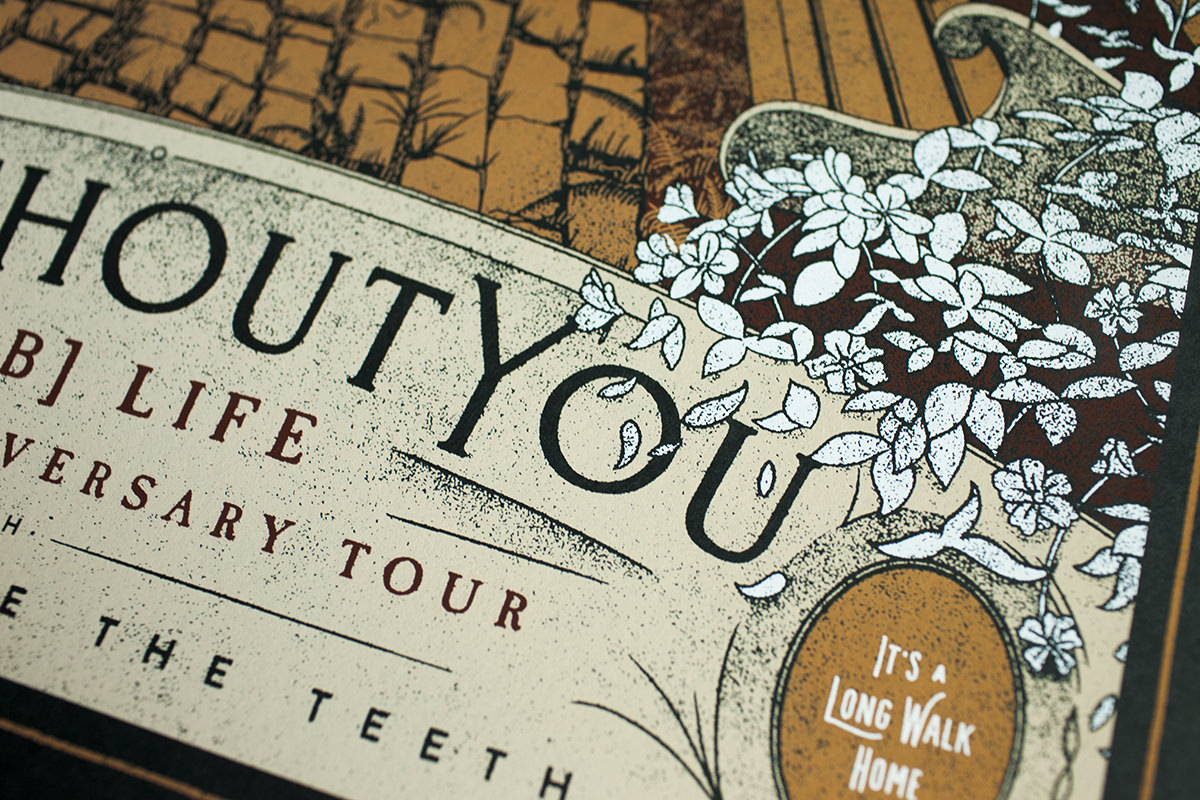 mewithoutYou July 2012 Limited Edition Gig Poster 